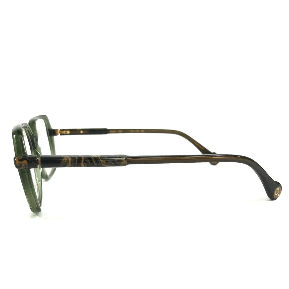 Etnia Barcelona Eyeglasses Frames SIMA GR Green Brown Marble Full Rim 52-15-138